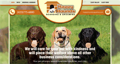 Desktop Screenshot of happyhoundsboarding.com