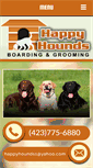 Mobile Screenshot of happyhoundsboarding.com